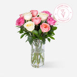 Mother's Day Blushing Petal Roses