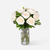 White Garden Roses
