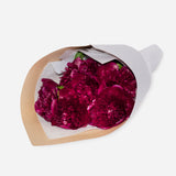 Market Red Peonies