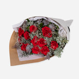 One Dozen Premium Red Roses