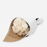 White Market Peonies