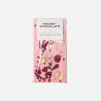 Raspberry, Hazelnut & Cacao White Chocolate Bar
