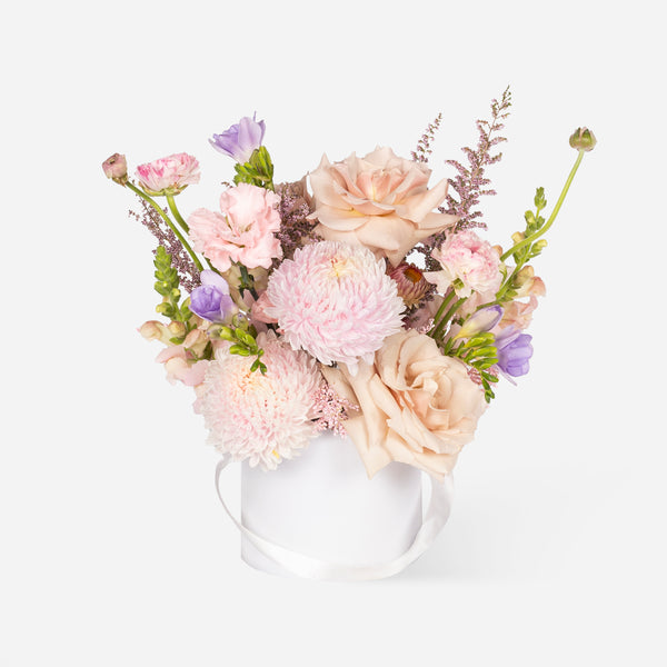 Soft Blush Hat Box