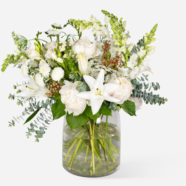 White Peonies Floral Mix