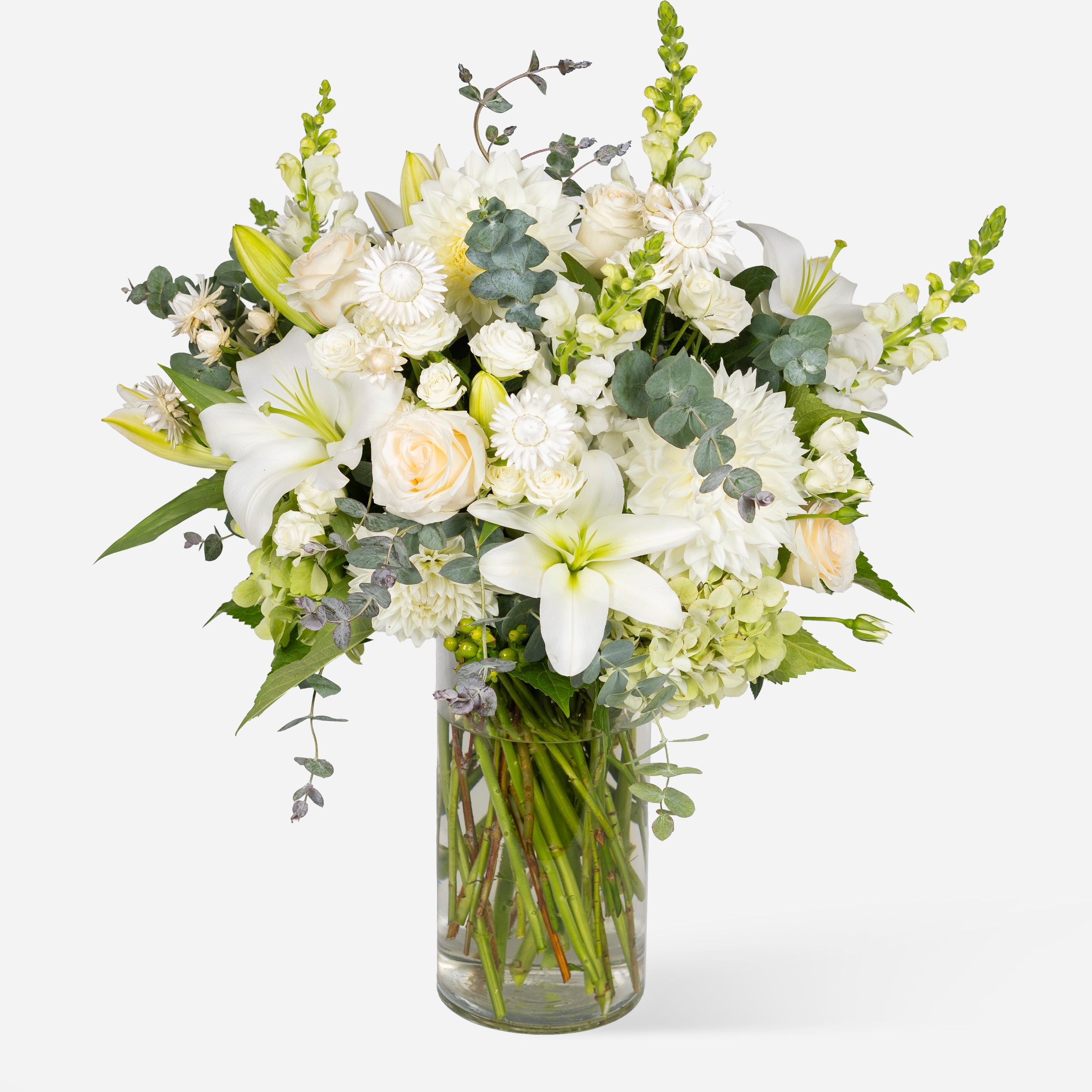 Market Flowers | Elegant White Florist Bouquet | Flowers Delivered ...