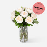 Valentines White Garden Roses